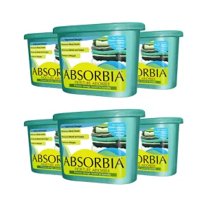 Absorbia Moisture Absorber | Absorbia Classic - Season Pack of 6 X 3 (600ml Each) | Dehumidier for Wardrobe, Cupboards & Closets | Fights Against Moisture, Mould, Fungus & Musty smells