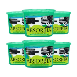 Absorbia Moisture Absorber Odour Buster with Activated Charcoal | Pack of 18 (600ml Each) | Dehumidier for Wardrobe, Cupboards Closets | Fights Against moulds‚Ä¶