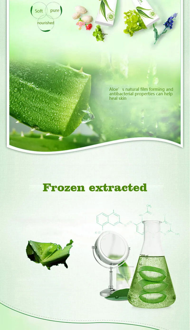 Aloe Vera Moisturising Gel Skin Care and Skin Renewal Facial Body Care