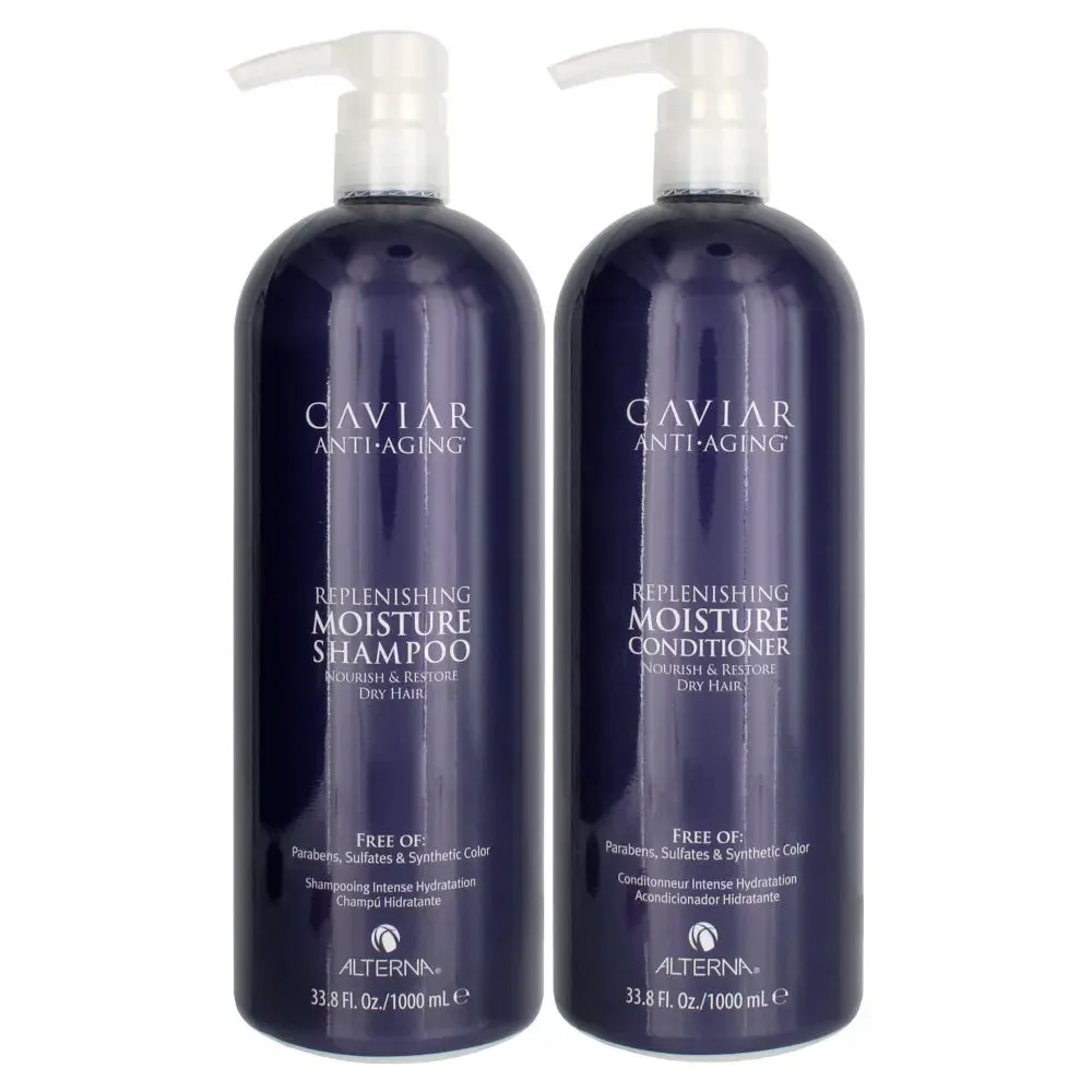 Alterna Caviar Replenishing Moisture Shampoo and Conditioner Duo - 33oz.