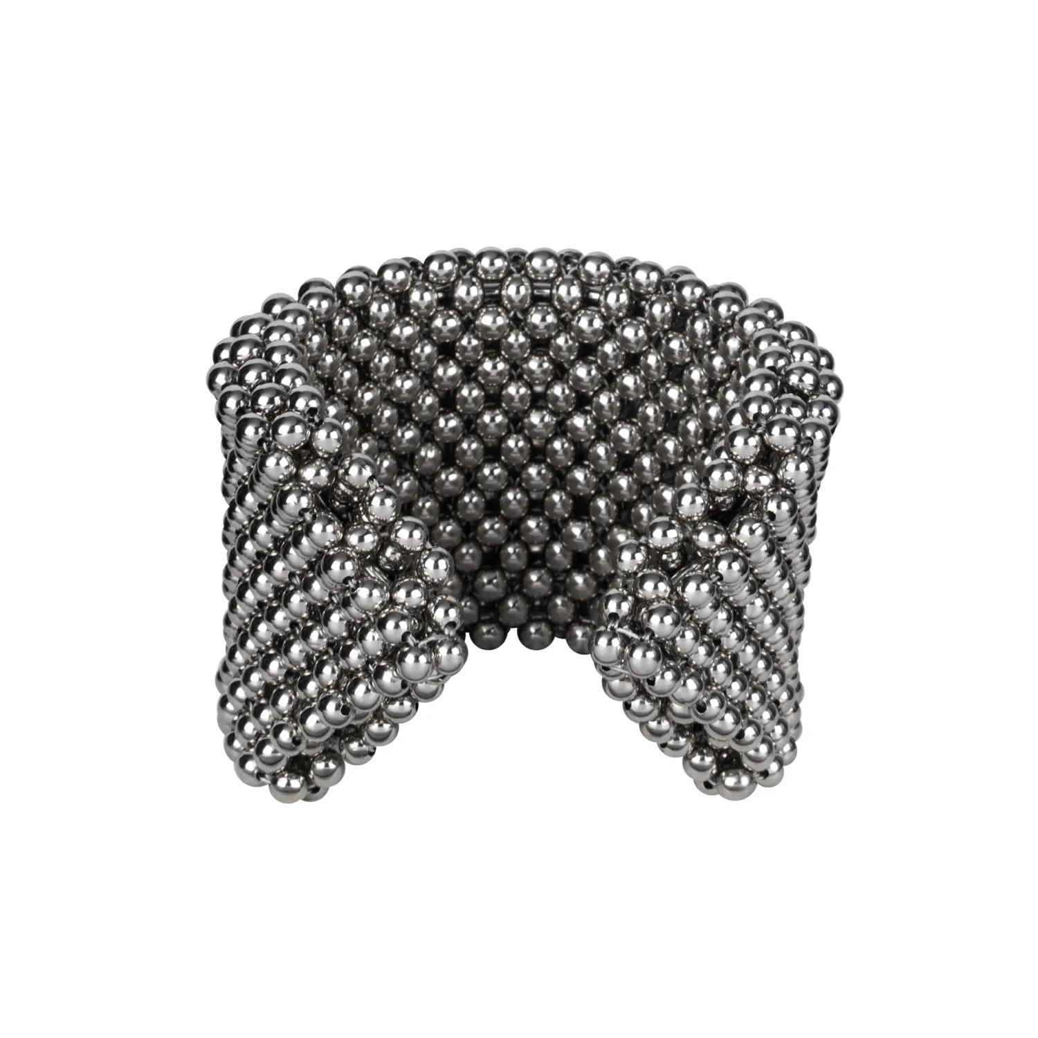 Artemisia Wide Supple Cuff in Silver