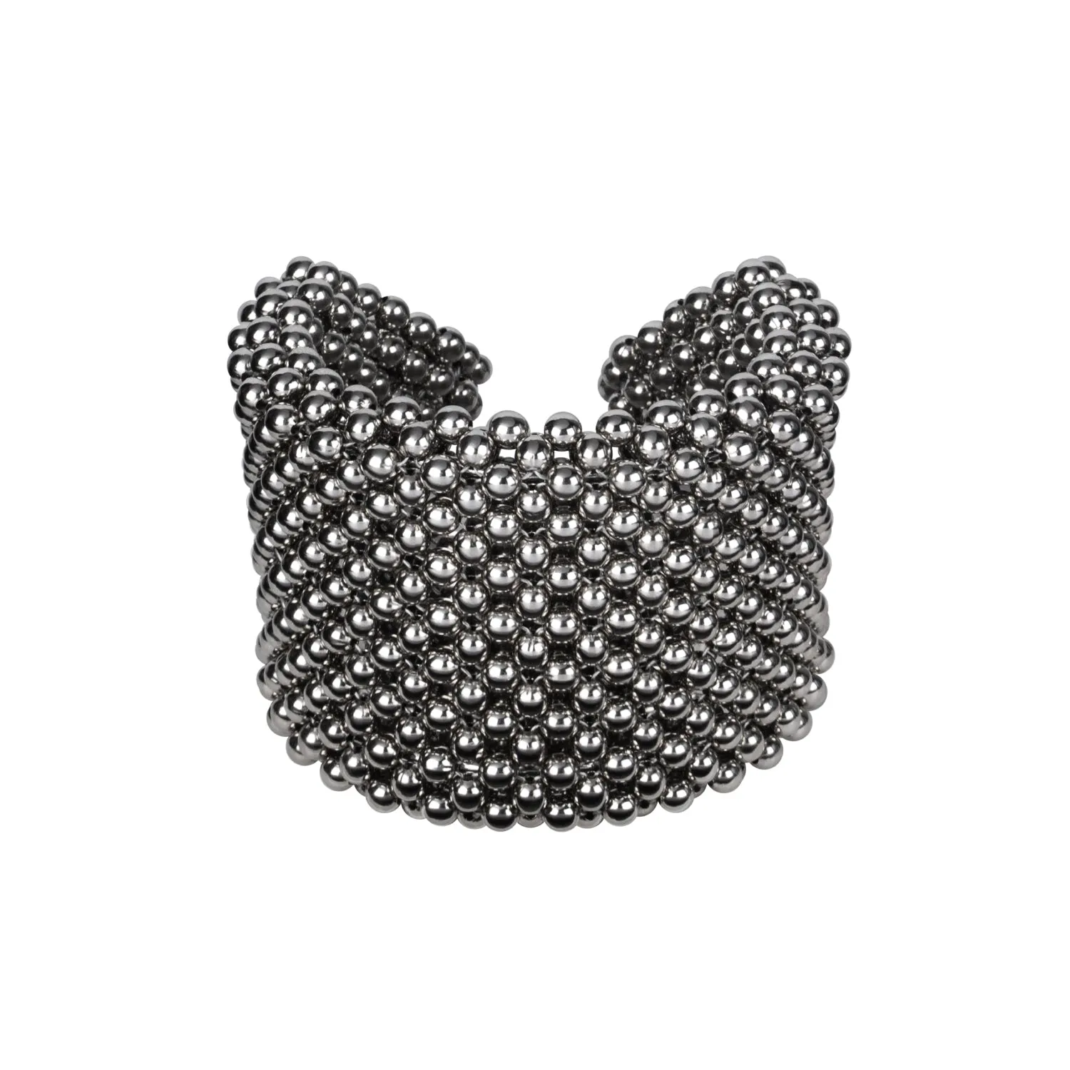 Artemisia Wide Supple Cuff in Silver