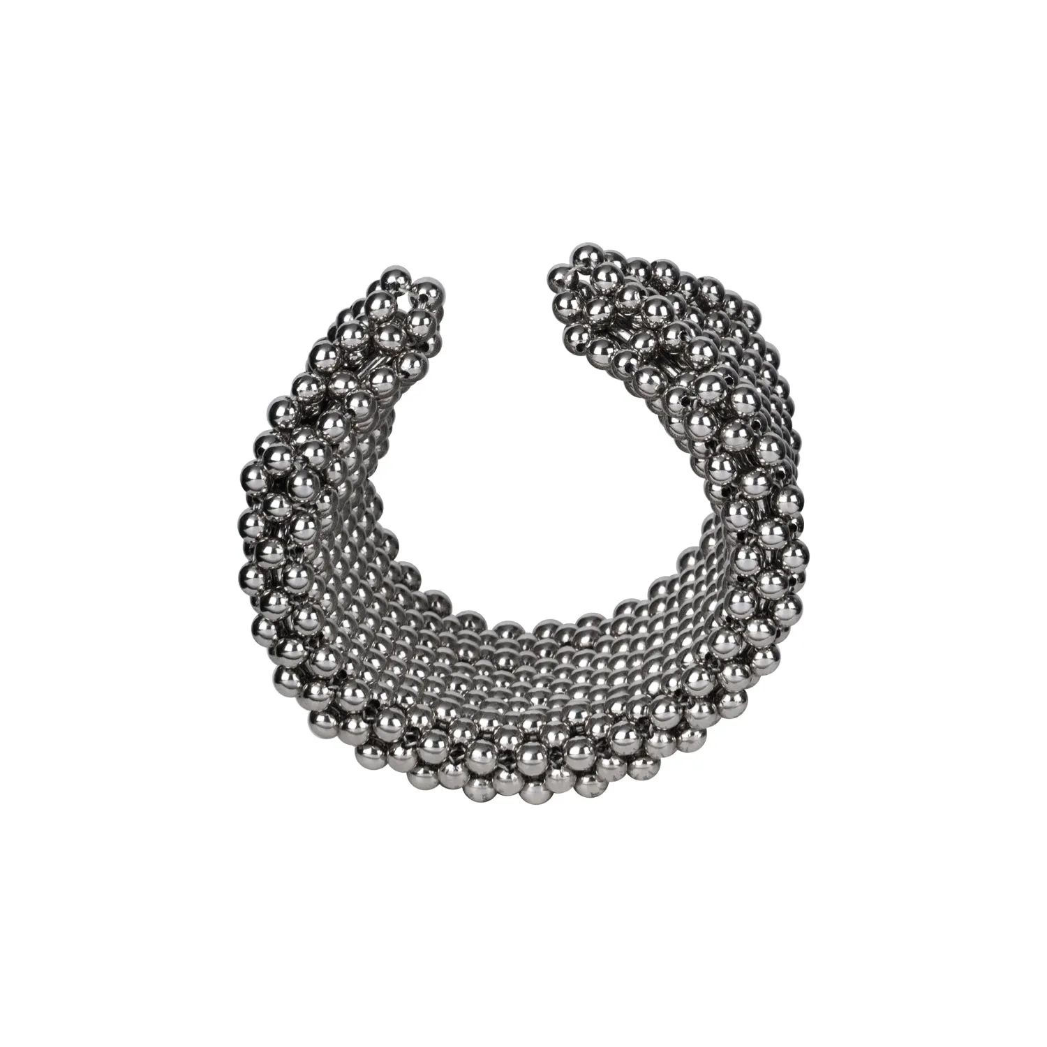 Artemisia Wide Supple Cuff in Silver