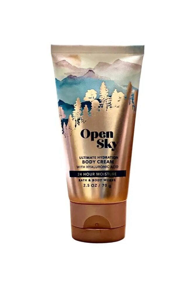 Bath & Body Works Open Sky Travel Size Ultimate Hydration Body Cream 70g