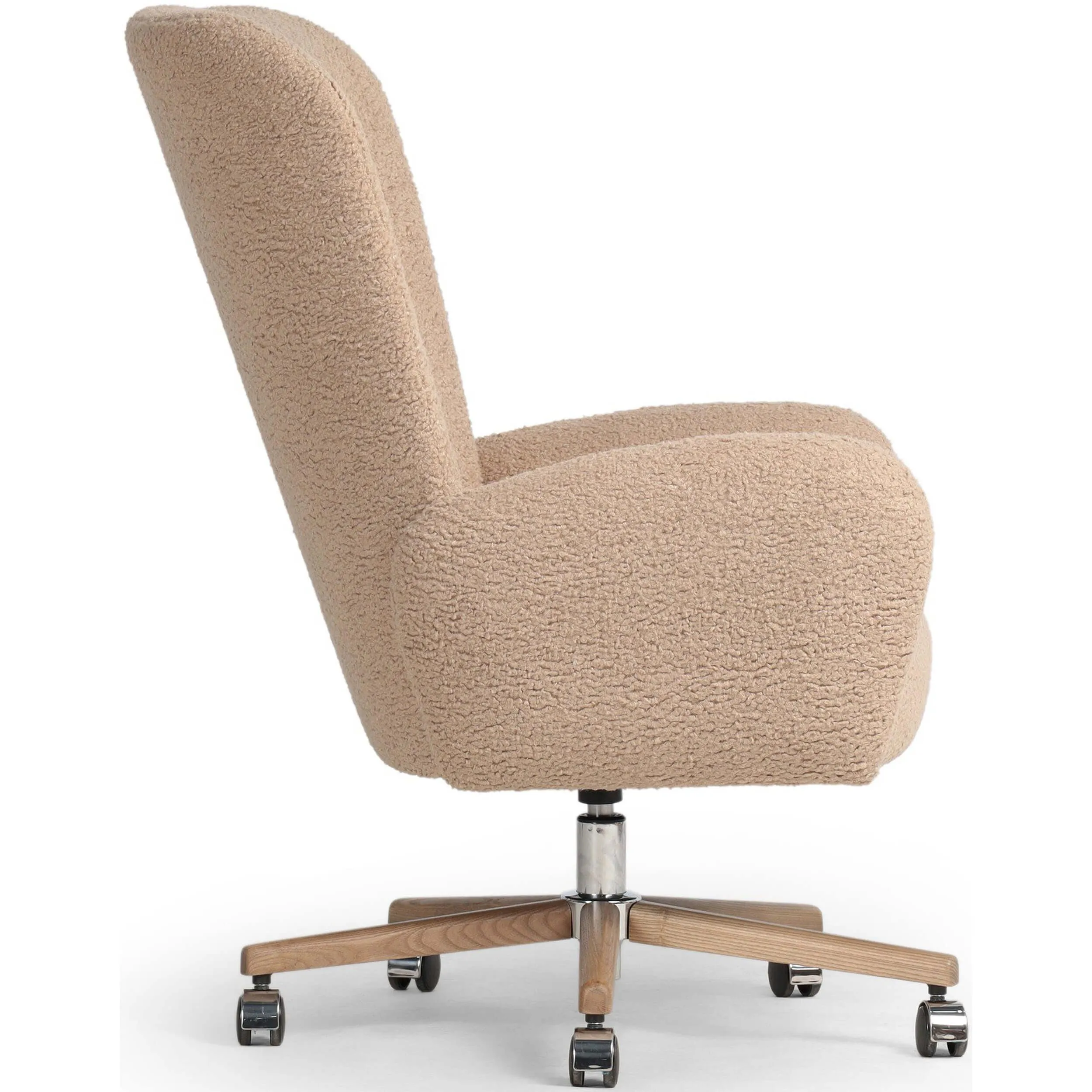 Cade Desk Chair, Sheepskin Camel