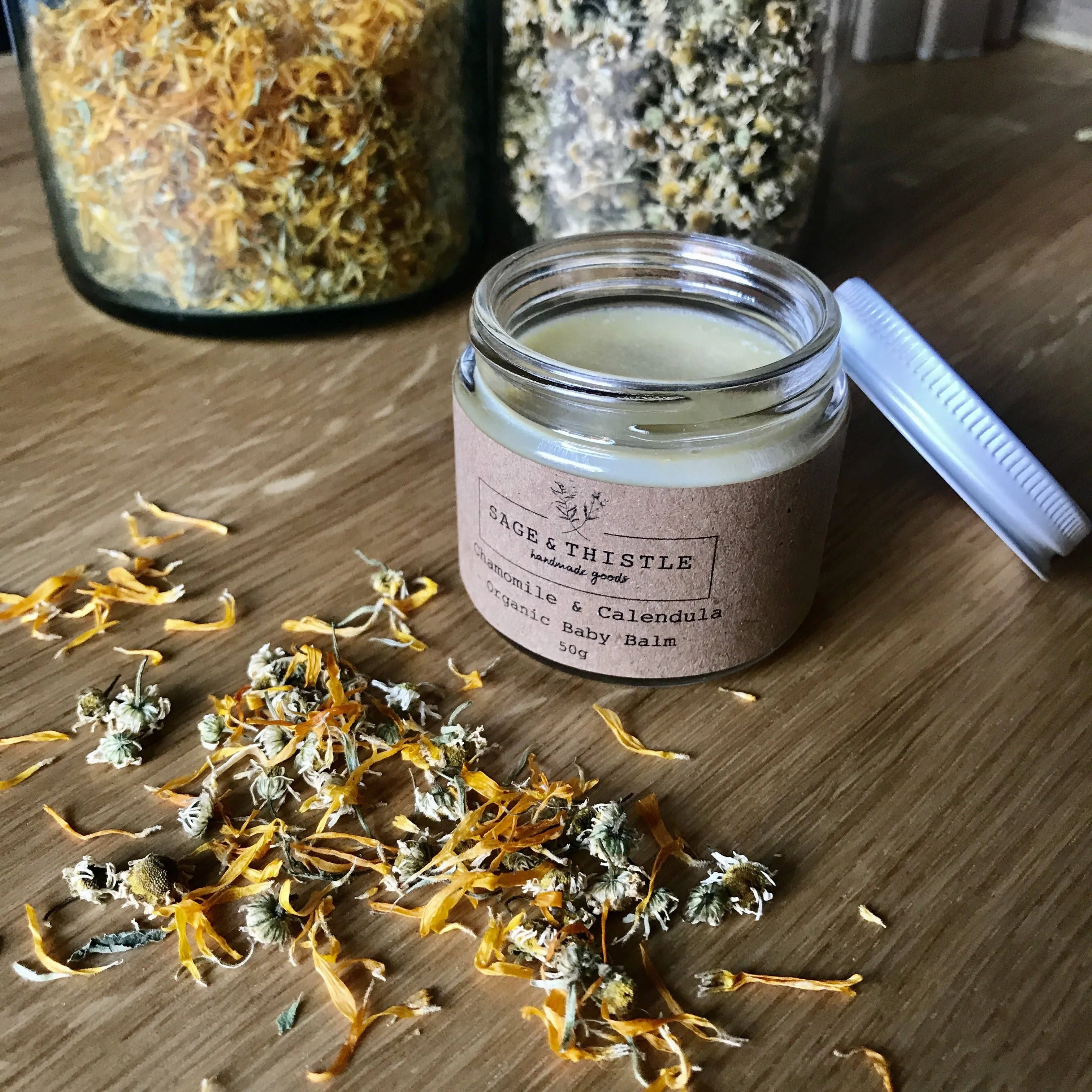 Chamomile & Calendula Organic Baby Balm