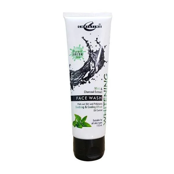 CHRISTINE MINT & CHARCOAL EXTRACT FACE WASH 110ML