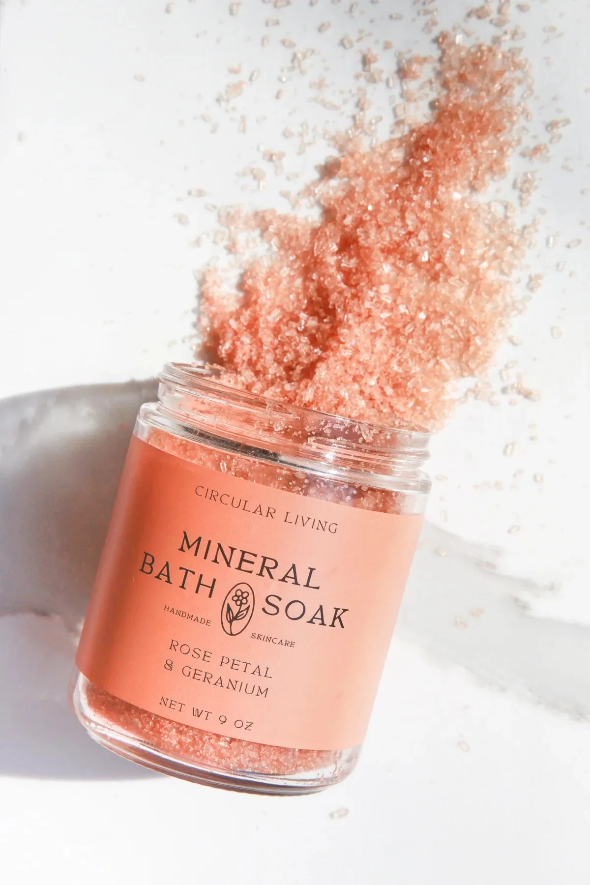 Circular Living :: Mineral Bath Soak, Rose Petal & Geranium