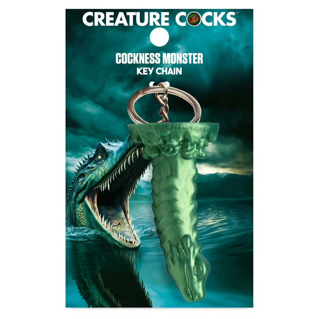 Creature Cocks Cockness Monster Keychain