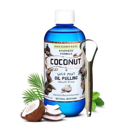 Dale Audrey Coconut OIl Pulling Rinse, 8oz., Wild Mint