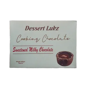 DESSERT LUKZ COOKING MILKY CHOCOLATE 500GM