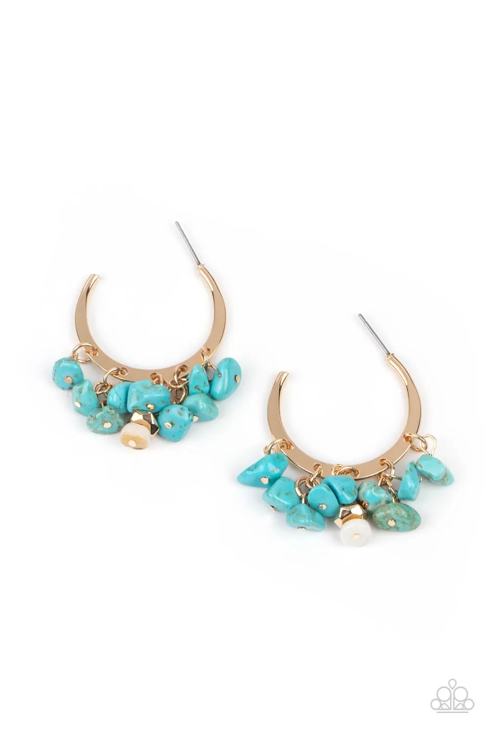 Earrings Gorgeously Grounding - Gold E2239