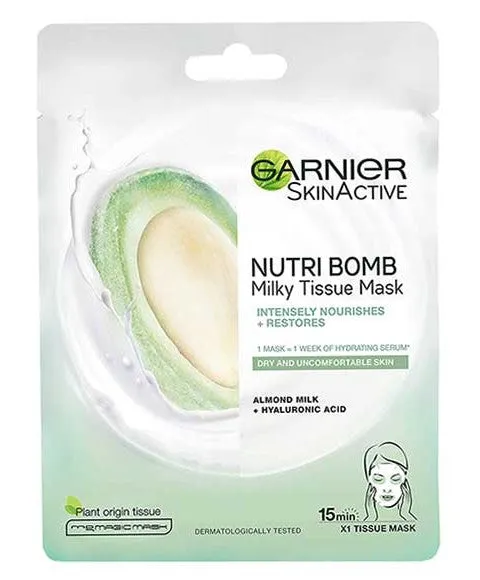 Garnier Skin Active Nutri Bomb Milky Tissue Mask With Almond Milk