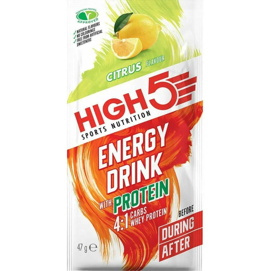 High 5 Energy Drink with Protein Powder Sachet