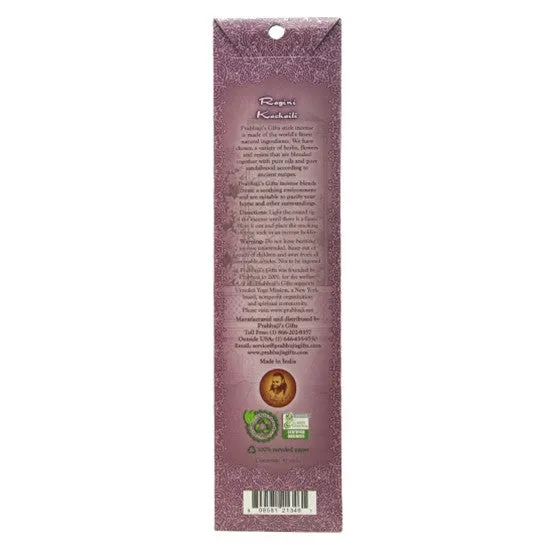 Incense Sticks Ragini Kachaili - Musk, Vanilla, and Bergamot - Grace