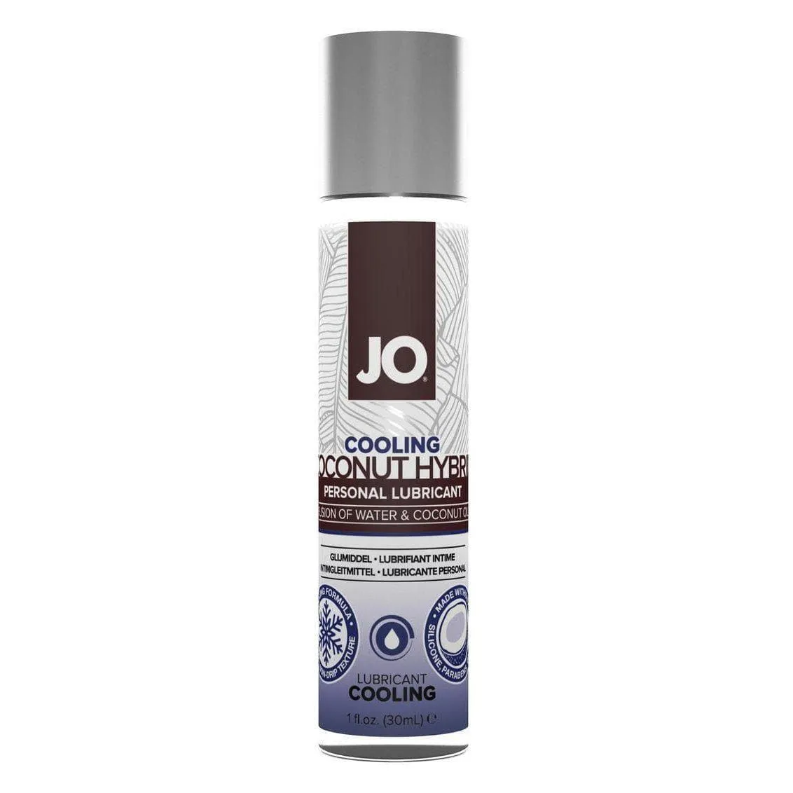 JO Silicone Free Hybrid Personal Cooling Original Lubricant Water And Coconut Oil