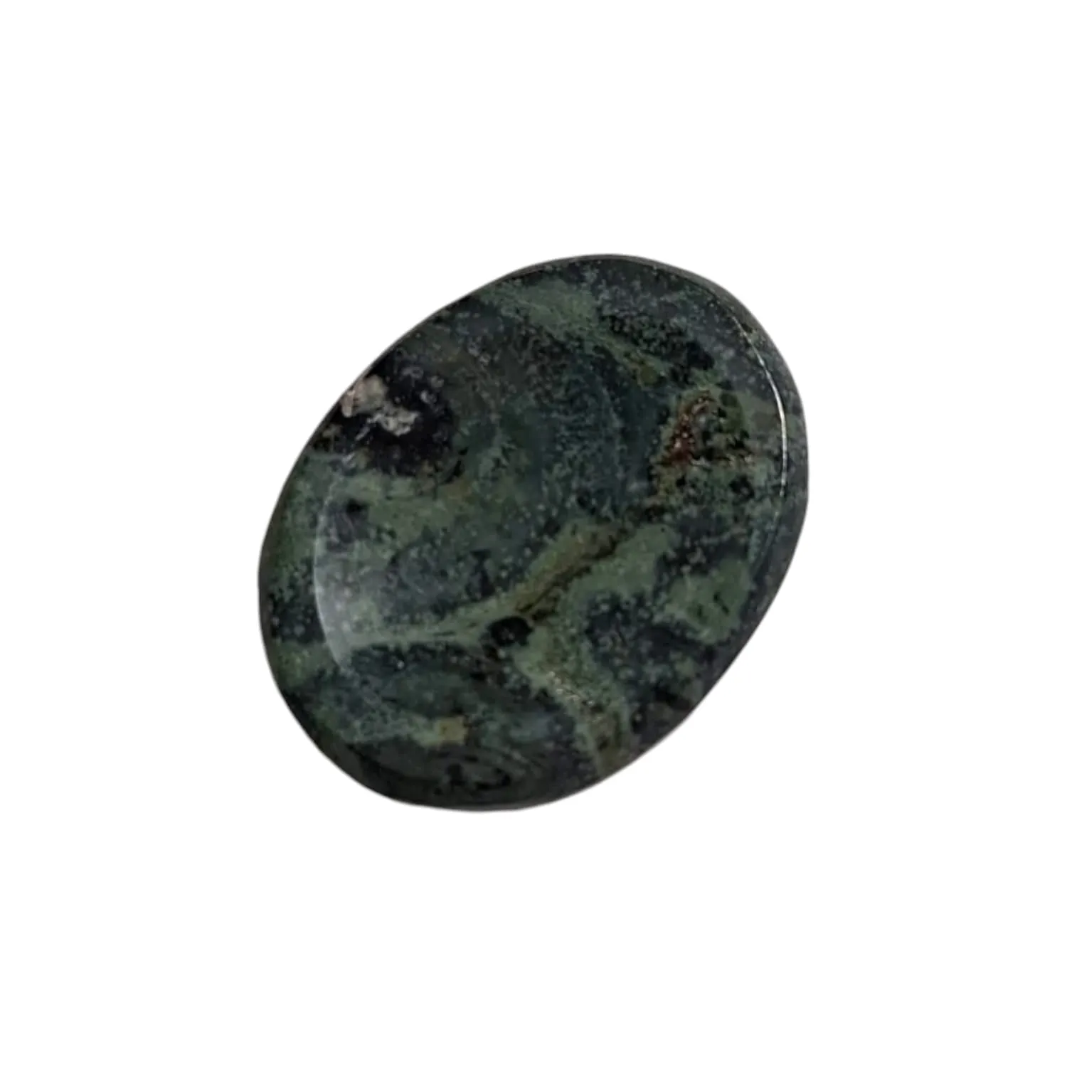 Kambaba Jasper Worry Stone – Calming Crystal for Peace, Stability & Grounding