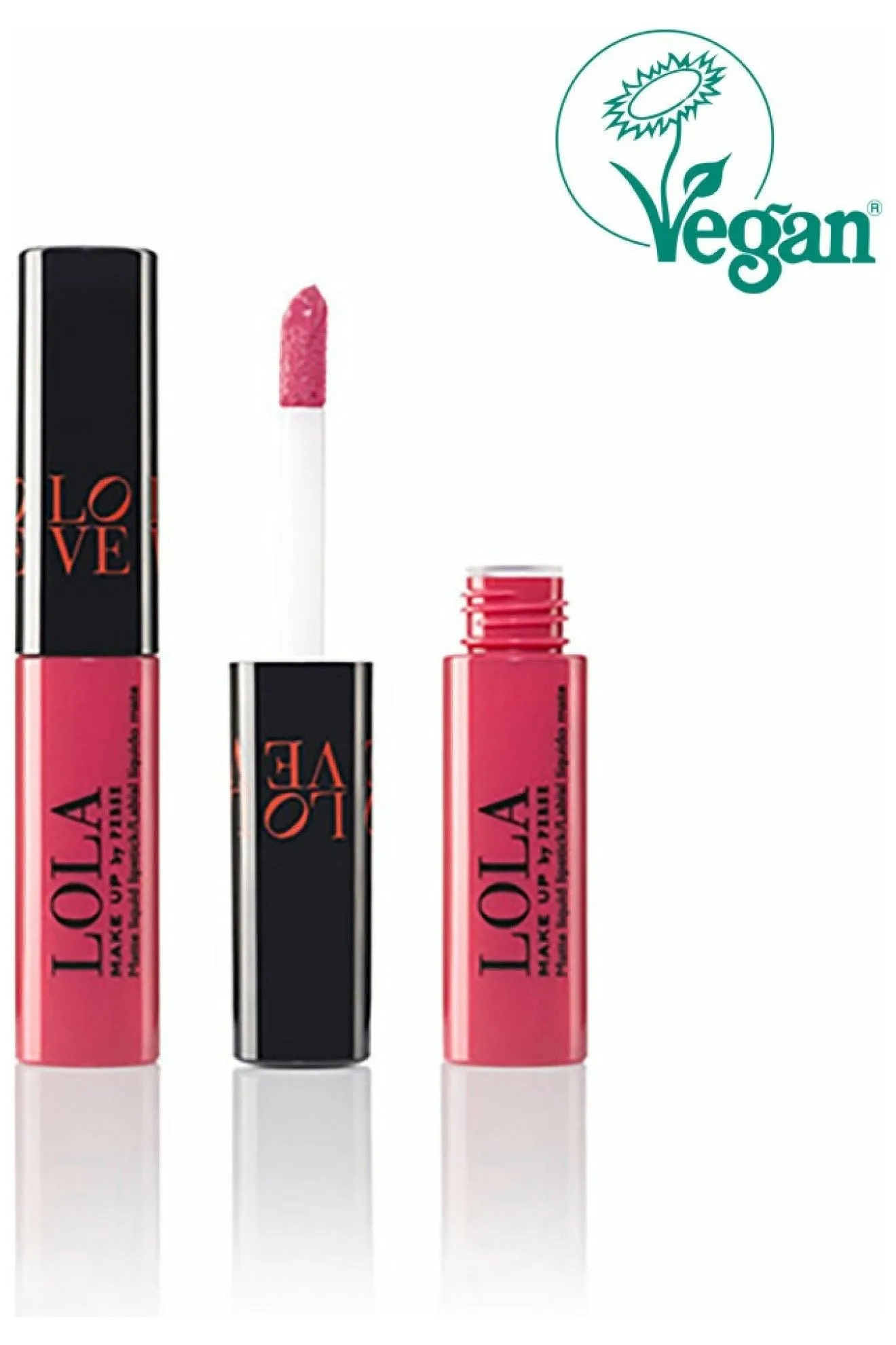 Lola Make up Matte Liquid Lipstick Love Collection - Strawberry Peck