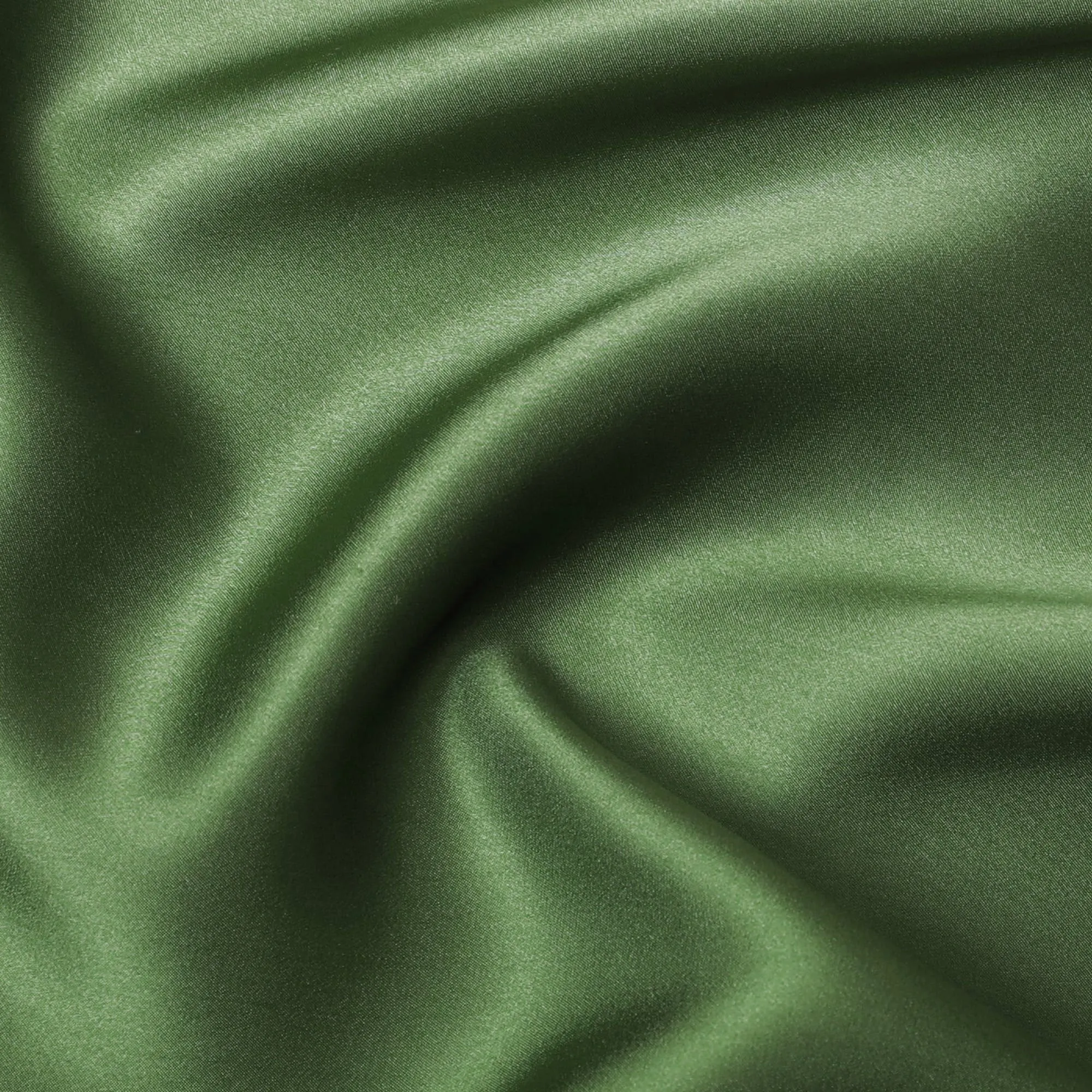 Lush Green Ombre Silk Satin Fabric, 110 cm Width - Imported from South Korea-D20244