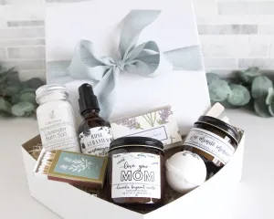 Luxurious Lavender Bergamot Self Care Gift Box - Mother's Day gift for Mom