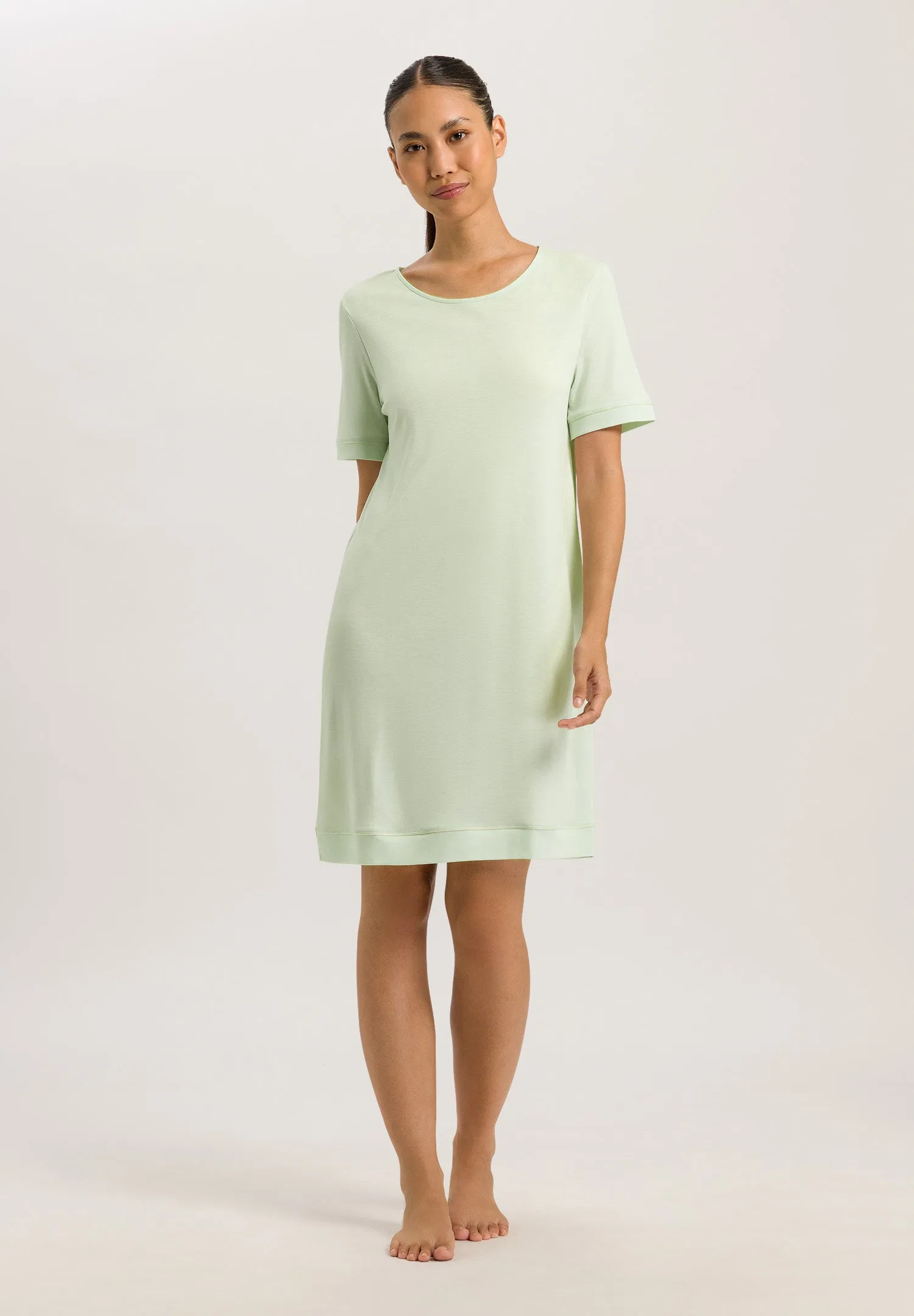 Natural Comfort TENCEL™ Round Neck Nightgown | Green Tea 77963-2706