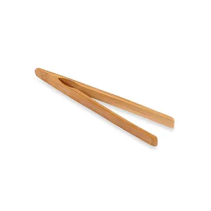 Natural Living Bamboo Tongs 6.5" 1pc