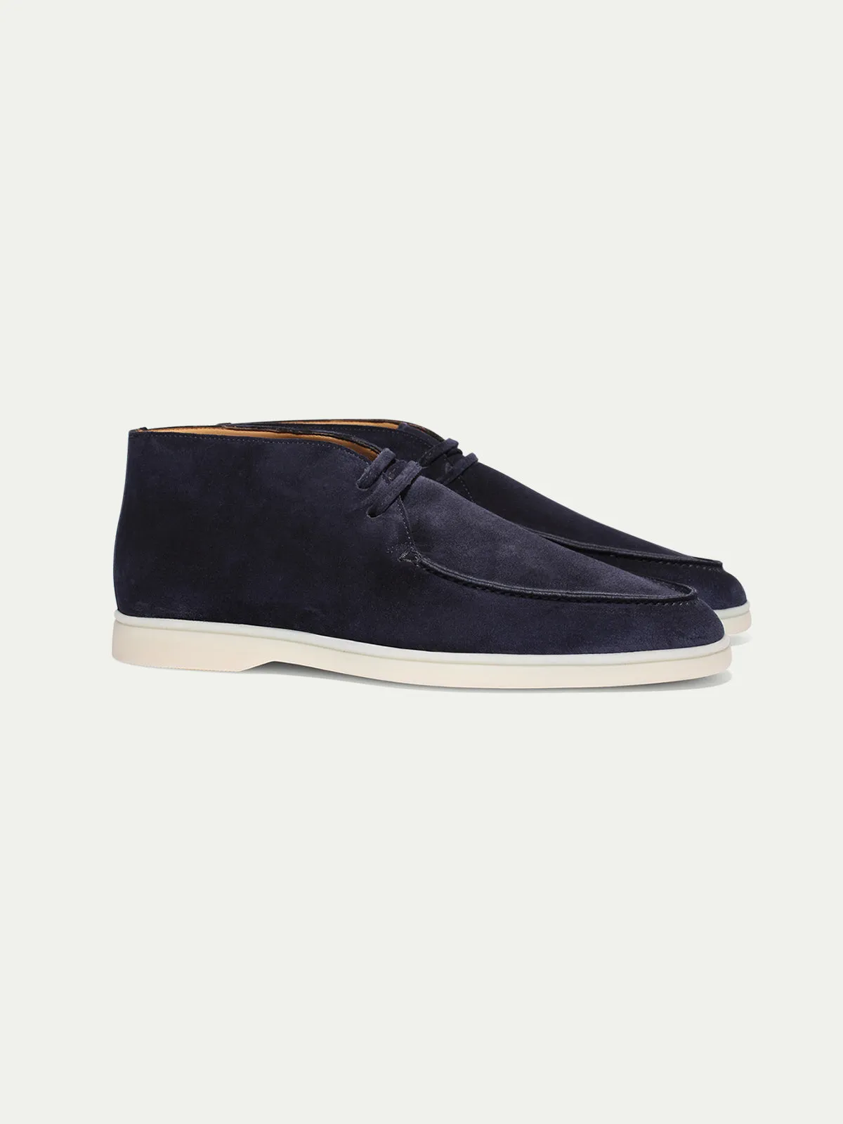 Navy Suede Desert Boot