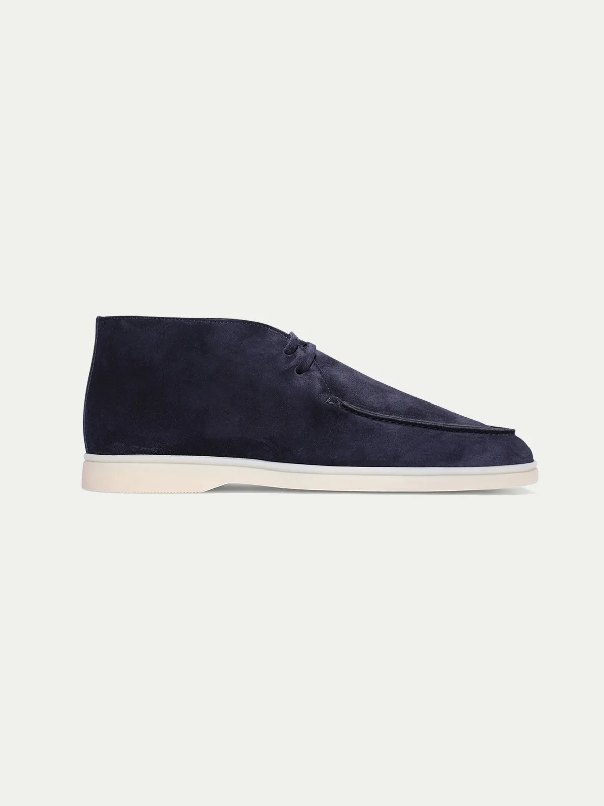 Navy Suede Desert Boot