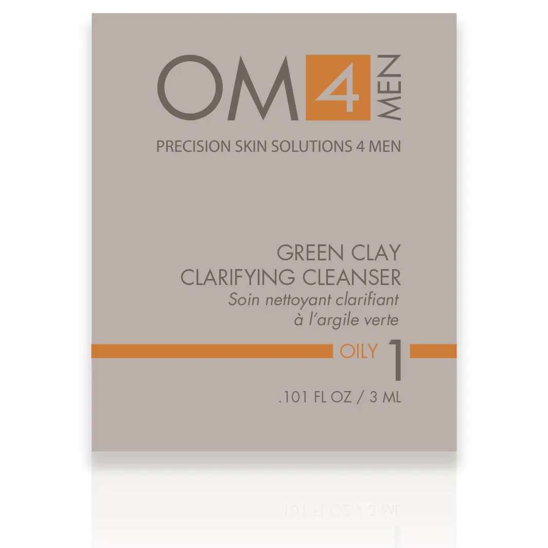 Organic Male OM4 Oily Step 1: Green Clay Clarifying Cleanser