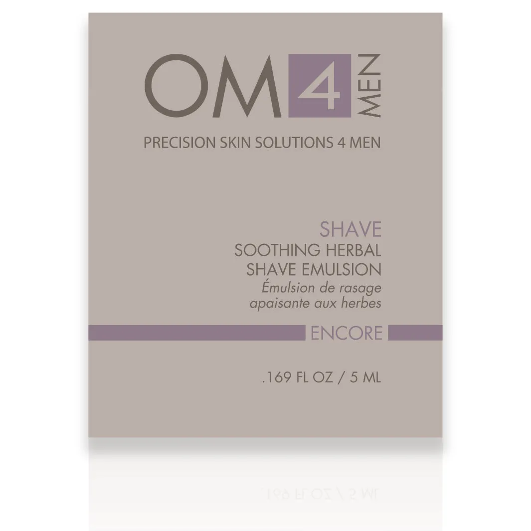 Organic Male OM4 Shave: Soothing Herbal Shaving Emulsion