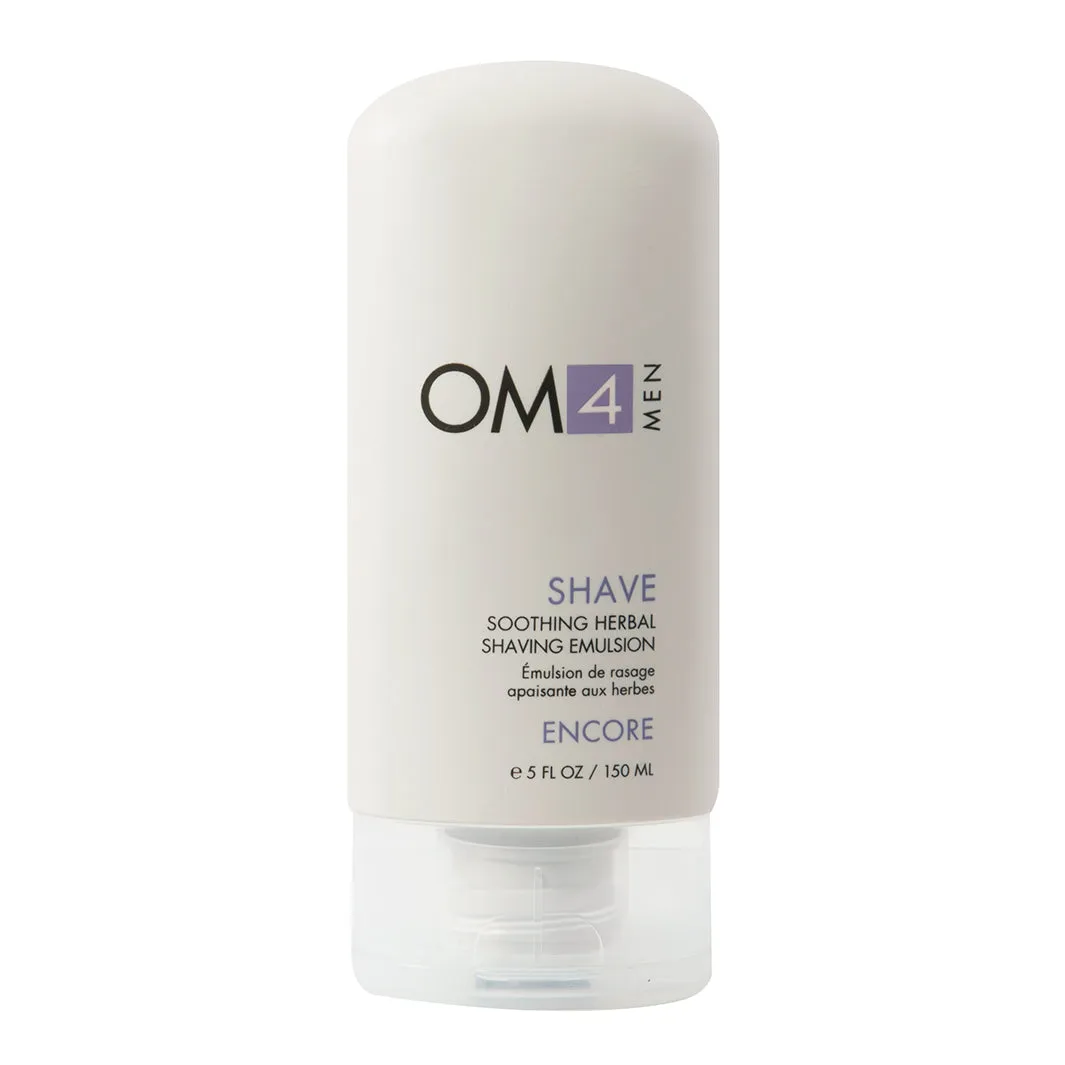 Organic Male OM4 Shave: Soothing Herbal Shaving Emulsion