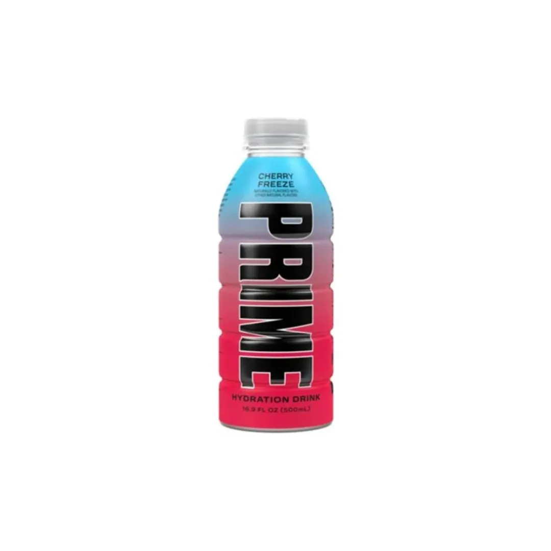 Prime Drink Cherry Freeze 500ml – Refreshing Electrolyte Hydration Drink