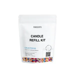 Purscents Calm Focus Candle Refill Kit 210g