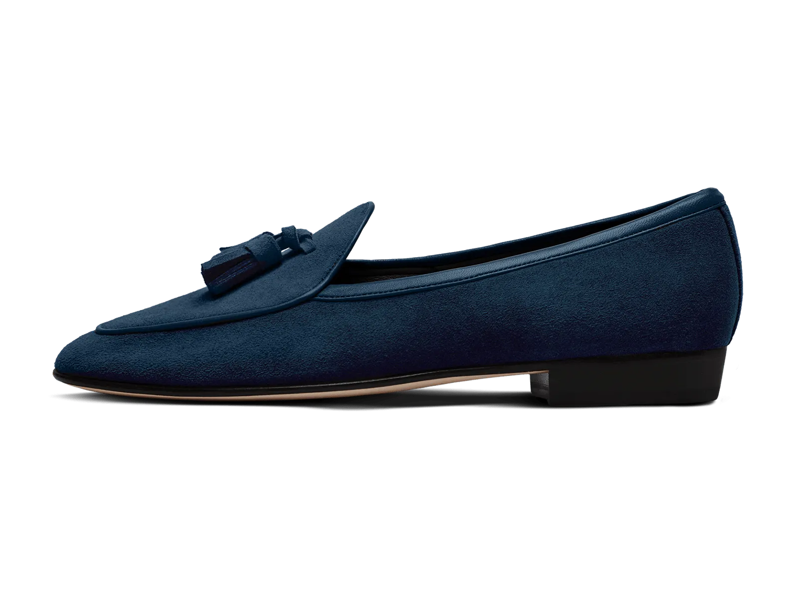 Sagan Classic Tassel Loafers in Lazuli Navy Asteria Suede