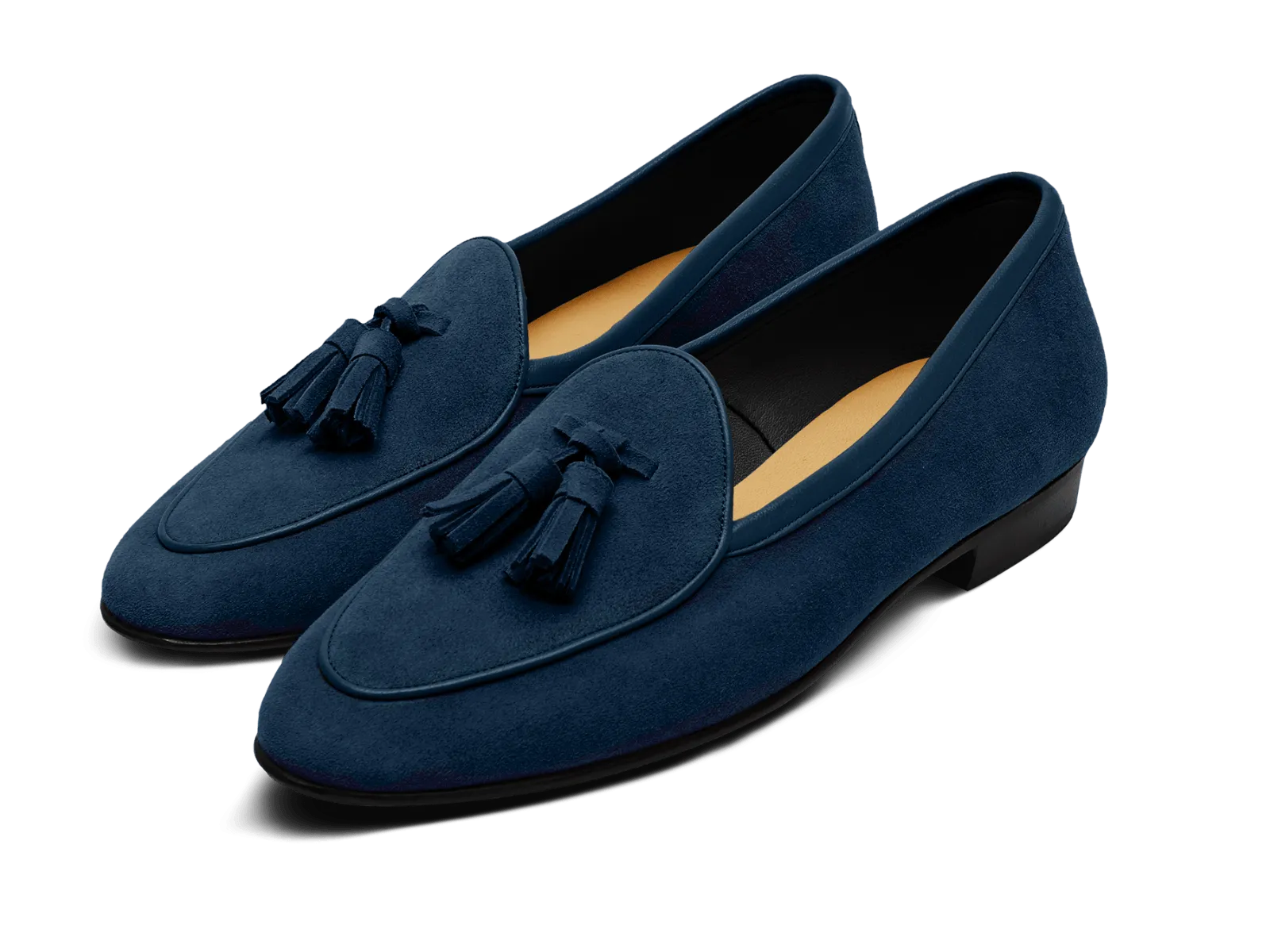 Sagan Classic Tassel Loafers in Lazuli Navy Asteria Suede