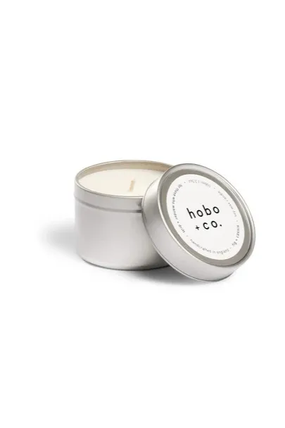 Scented Small Travel Tin Soy Wax Candles | Hobo   Co.