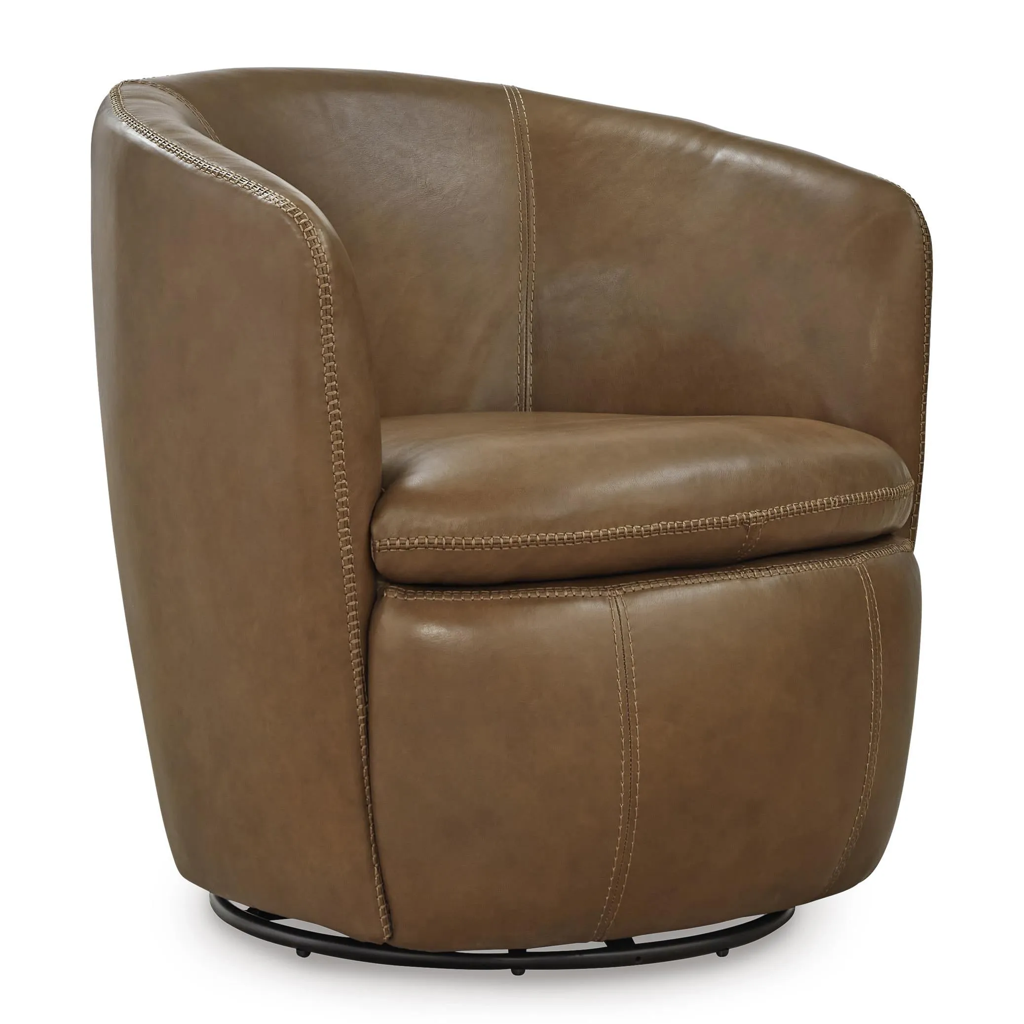 Signature Design by Ashley Kierreys Swivel Leather Accent Chair A3000700