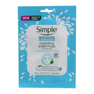 SIMPLE SENSITIVE SKIN EXPERTS WATER BOOST HYDRATING SHEET MASK 23ML