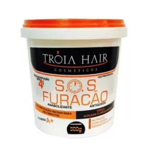 SOS Furacão Hurricane 4 Minutes Reconstruction Anti Frizz Mask 1Kg - Troia Hair