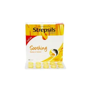 STREPSILS SOOTHING COMFORT HONEY & LEMON 75PCS