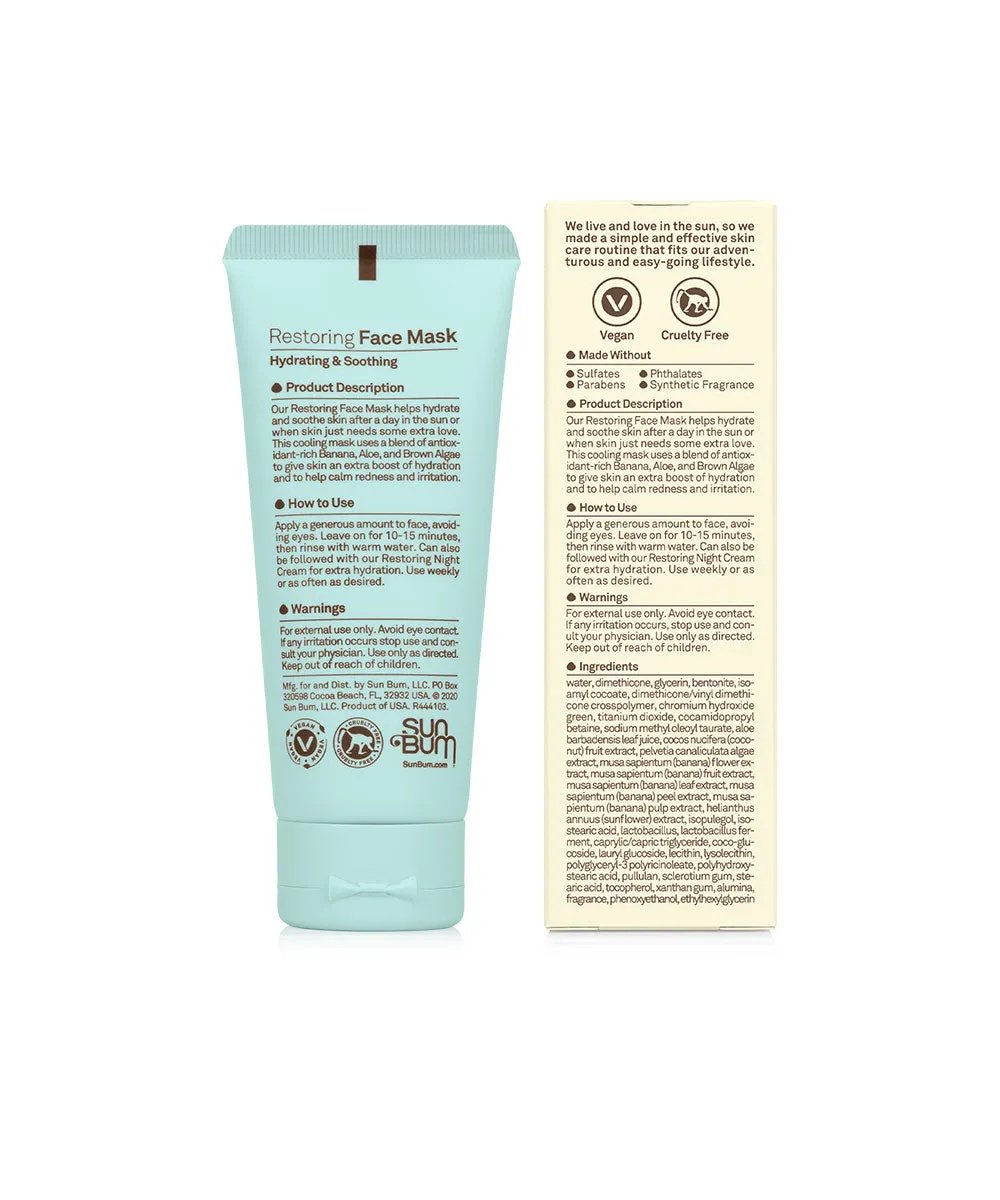 Sun Bum Restoring Face Mask