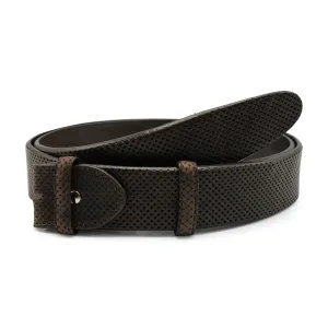 Supple Perforated Vintage Feel Belt Strap