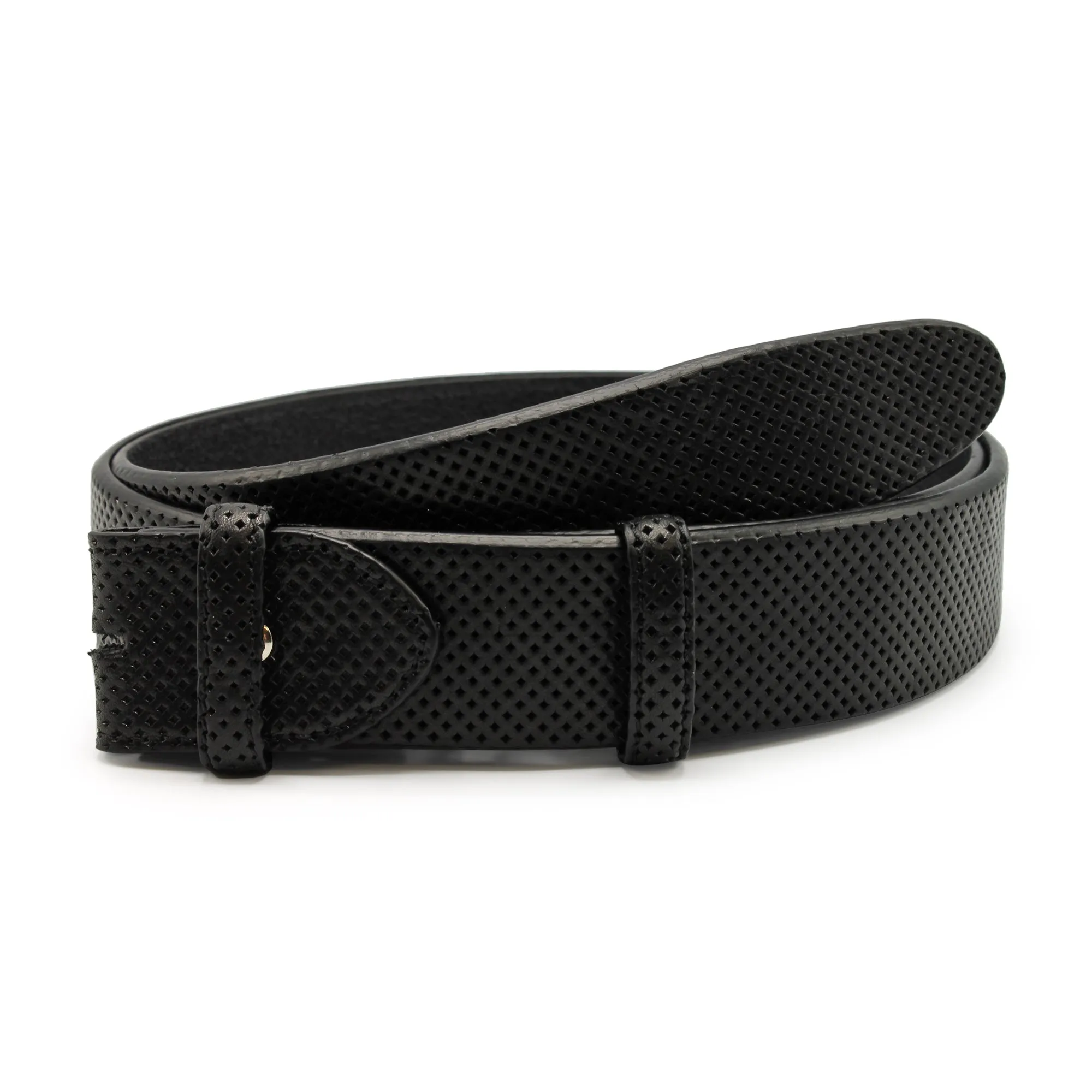 Supple Perforated Vintage Feel Belt Strap