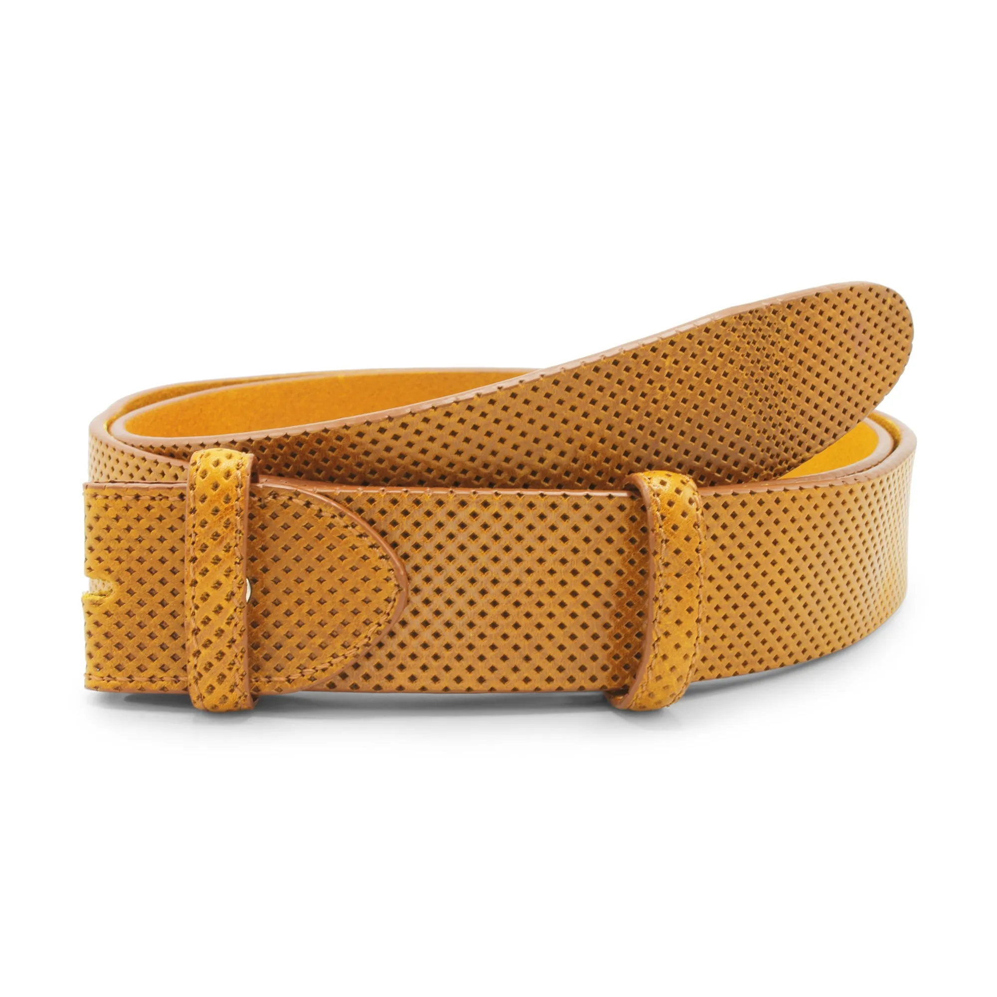 Supple Perforated Vintage Feel Belt Strap